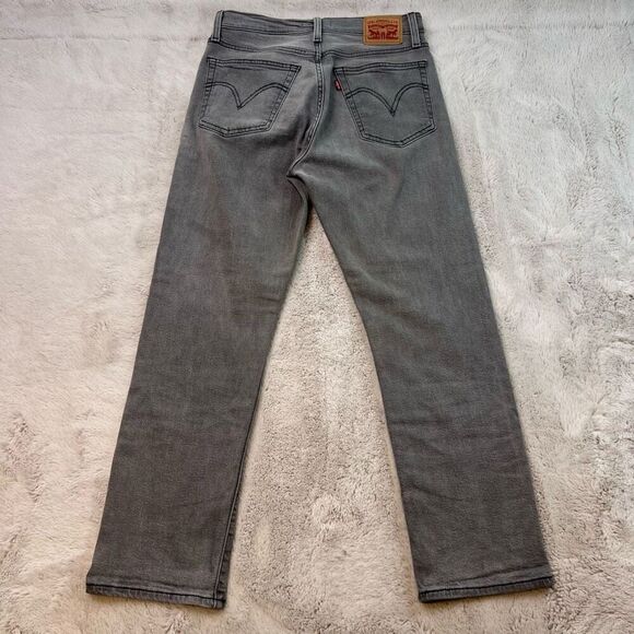 Levi's Charcoal Wedgie Straight Leg Jeans - Picture 8 of 9